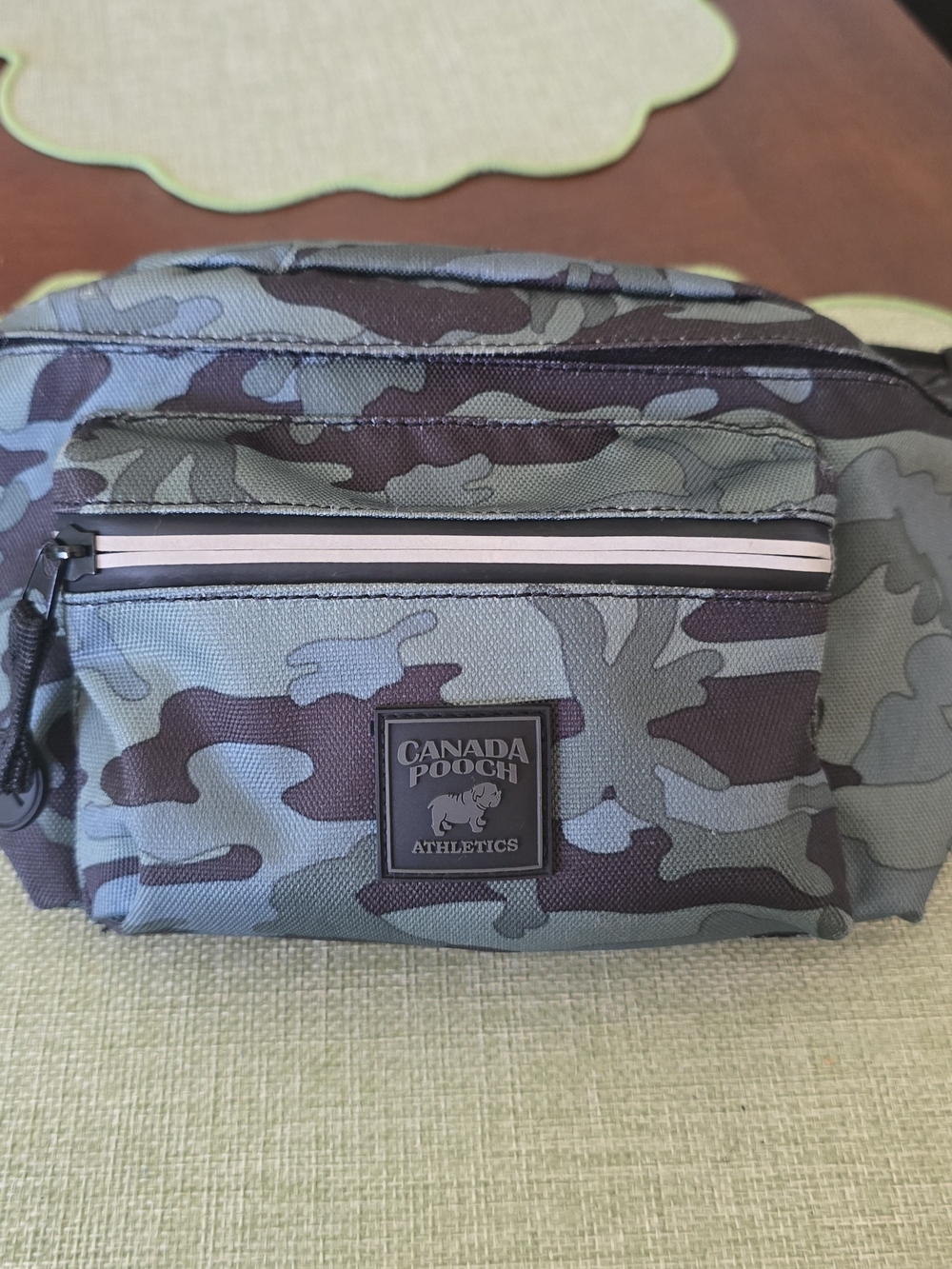 Canada Pooch Waist Pack/Fanny Pack- Green Camouflage